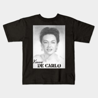 Yvonne De Carlo Kids T-Shirt